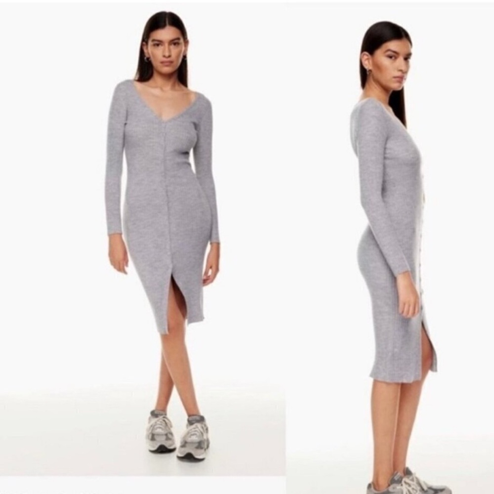 NWOT Babaton merino dress sweater dress - Picture 6 of 7